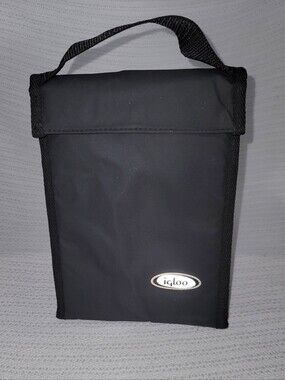 Igloo Black Soft Insulated Lunch Tote
